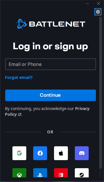 BattleNetLoginScreen